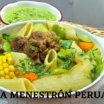 🍲 ¡Sorprende tu paladar con la deliciosa 🇵🇪 sopa menestrón peruana! Descubre cómo prepararla paso a paso